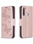 Xiaomi Redmi Için Kelebek Stand Deri Cüzdan Kılıfı Not 8-Rose Altın (Yurt Dışından) 4