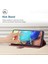 Yumuşak Iç Tpu ve Dış Pu Deri Y Şeklinde Hat Baskı Şok Emilmiş Telefon Cüzdanı Kabuk Stant Örtüsü Xiaomi Redmi Not 8 2021-DARK Kırmızı (Yurt Dışından) 2