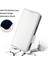 Litchi Doku Pu Deri+Tpu Tampon Stand Kapağı Cüzdanlı Tam Koruyucu Telefon Kasası Xiaomi Redmi Not 8/not 8 2021-BEYAZ (Yurt Dışından) 4