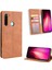 Xiaomi Redmi Için Retro Otomatik Emici Deri Kasa Kapağı 8t-Kahverengi (Yurt Dışından) 1