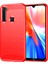 1.8mm Anti-Güz Esnek Tpu Koruyucu Koruma Koruma Kahraman Fırçalı Doku Telefon Kapağı Xiaomi Redmi Not 8/redmi Not 8 2021-KIRMIZI (Yurt Dışından) 1