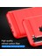 1.8mm Anti-Güz Esnek Tpu Koruyucu Koruma Koruma Kahraman Fırçalı Doku Telefon Kapağı Xiaomi Redmi Not 8/redmi Not 8 2021-KIRMIZI (Yurt Dışından) 2