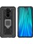 Xiaomi Redmi Note 8 Pro-Black Için Parmak Yüzüğü Kickstand ile Şok Geçirmez Tpu Telefon Kapağı (Yurt Dışından) 2