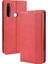 Xiaomi Redmi Için Retro Otomatik Emici Deri Kasa Kapağı 8t-Kırmızı (Yurt Dışından) 3