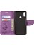 Baskı Kelebek Çiçekler Deri Stand Cüzdan Folio Kılıfı Xiaomi Redmi Not 7s/not 7/not 7 Pro (Hindistan) -Purle (Yurt Dışından) 3