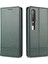 Xiaomi Mi 10/10 Pro Telefon Kapak Black Green Için Otomatik Emilmiş Deri Cüzdan Stand Kılıfı (Yurt Dışından) 1