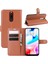 Litchi Cilt Cüzdan Deri Deri Serin Stand Kılıfı Xiaomi Redmi 8-Brown (Yurt Dışından) 1