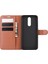 Litchi Cilt Cüzdan Deri Deri Serin Stand Kılıfı Xiaomi Redmi 8-Brown (Yurt Dışından) 4