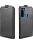Xiaomi Redmi Için Kart Tutucu ile Çılgın At Dikey Flip Deri Telefon Muhafazası Not 8 (2019/2021) -Black (Yurt Dışından) 2