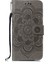 Xiaomi Mi 9 Se Için Mandala Çiçek Telefon Kapağı Cüzdan Deri Case-Grey (Yurt Dışından) 2