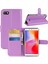 Litchi Doku Deri Cüzdan Xiaomi Redmi 6A (Tek 12MP Arka Kamera) Için Telefon Kasası -Purple (Yurt Dışından) 1