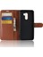 Xiaomi Için Pocophone F1/poco F1 (Hindistan) Kabuk Casing Litchi Tahıl Deri Kılıfı (Stand ve Cüzdan) -Brown (Yurt Dışından) 3