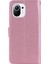 Baykuş Izi Rhinestone Dekor Cüzdan Deri Kapak Xiaomi Mi 11-Rose Altın Için (Yurt Dışından) 3