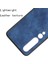 Xiaomi Mi 10-Blue Için Pu Deri Kaplamalı Pc+Tpu Hibrit Telefon Kılıfı (Yurt Dışından) 4