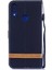 Xiaomi Redmi Için Iki Ton Jean Bez Pu Deri Deri Flip Kılıf Not 7s /not 7 /redmi Note 7 Pro (Hindistan) -Black (Yurt Dışından) 3