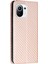 Flip Manyetik Otomatik Absorbed Karbon Fiber Doku Anti-Güz Anti-Fall Stand Pu Deri Kılıf Kapağı, Xiaomi Mi Için El Kayışı ile Deri Kılıf Kapağı (Yurt Dışından) 4