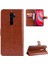 Xiaomi Redmi Için Çılgın At Skin Deri Cüzdan Kabuğu Kılıfı Not 8 Pro-Kahverengi (Yurt Dışından) 1