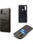 Ksq Çift Kart Yuvaları Pu Deri Kaplamalı Xiaomi Redmi Note 8-Black Için (Yurt Dışından) 1