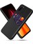 Ksq Pc+Pu+Cloth Hibrid Arka Mobil Kabuk, Xiaomi Redmi Için Kart Yuvası ile Not 8-Black (Yurt Dışından) 1