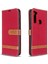 Xiaomi Redmi Için Çeşitli Kot Ceza Deri Cüzdan Kılıfı Not 8t-Red (Yurt Dışından) 4