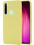 Xiaomi Redmi Için Kayışlı Ipeksi-Yumuşak Dokunuşlu Sıvı Silikon Kapak Kasası Not 8 2021-SARISI (Yurt Dışından) 1