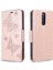 Xiaomi Redmi 8-Rose Gold Için Baskı Kelebek Pu Deri Cüzdan Kılıfı (Yurt Dışından) 4