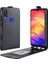 Crazy Horse [dikey Flip] Xiaomi Redmi Için Deri Koruyucu Kılıf Not 7s /not 7 /not 7 Pro (Hindistan) -Black (Yurt Dışından) 1