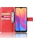 Xiaomi Redmi 8A-KIRMIZI Için Çılgın At Deri Cüzdan Telefon Kasası (Yurt Dışından) 4