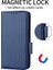 Litchi Doku Pu Deri+Tpu Tampon Stand Kapağı Tam Koruyucu Telefon Kasası Xiaomi Redmi Için Cüzdan ile Not 8/not 8 2021-DARK Mavi (Yurt Dışından) 3