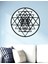Yuvarlak Sri Yantra Dekoratif Ahşap Duvar Dekoru 1