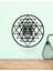 Yuvarlak Sri Yantra Dekoratif Ahşap Duvar Dekoru 2