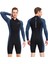 Erkekler Wetsuit Shorty Tüplü Dalış Takımı Su Sporları Şnorkel Yasağı Için Uzun Kollu L (Yurt Dışından) 4