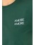 Amore Regular T-Shirt Kadın - Yeşil 4