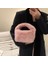 Yumuşak Kabarık Faux Kürk Çanta Peluş Tote Günlük Fermuar Kare Seyahat Sokak Crossbody Çanta (Yurt Dışından) 4