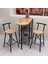 Mutfak Bar Masa Sandalye Takımı Katlanır Bar Sandalye 2 Kişilik Mutfak Masası Atlantik Çam 1307 1