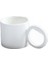 Yaratıcı Büyük Yuvarlak Handgrip Seramik Kupalar Kahve Kupa Süt Çay Ofis Bardaklar Drinkware En Iyi Doğum Günü Hediyesi | Kupalar (Beyaz) (Yurt Dışından) 2