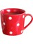 Sevimli 200 ml Polka Dot Kahve Kupalar Süt Kupası Seramik Yaratıcı Suyu Su Kupa Ev Drinkwares Kırmızı | Kupalar (Kırmızı) (Yurt Dışından) 1