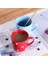 Sevimli 200 ml Polka Dot Kahve Kupalar Süt Kupası Seramik Yaratıcı Suyu Su Kupa Ev Drinkwares Kırmızı | Kupalar (Kırmızı) (Yurt Dışından) 2