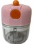 100 ml Ev Sarımsak Masher Sebze Kesici Çocuk Gıda Takviyesi Makinesi Taşınabilir Et Değirmeni Sebze Kıyıcı | Sarımsak Presleri (Pembe) (Yurt Dışından) 1