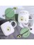 Avokado ile Kupalar Komik Kahve Fincanı Seramik Yaratıcı Renk Isıya Dayanıklı Kupa Kapaklı 400 ml Çocuk Ofis Ev Drinkware Hediye | Kupalar (Yeşil) (Yurt Dışından) 3