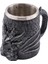 Ortaçağ Dragon Reçine Paslanmaz Çelik Bira Kupa 600 ml Retro Tankard Kafatası Kahve Fincanı Çay Kupa Tumbler Pub Bar Dekor | Kupalar (Siyah) (Yurt Dışından) 1