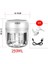 Elektrikli Gıda Crusher Mini Sarımsak Basın Sarımsak Sebze Kıyıcı Mutfak Ezilmiş Sarımsak Zencefil Ezilmiş Biber (Beyaz, 250ML) (Yurt Dışından) 1