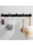 Banyo Alanı Alüminyum Robe Kanca Duvara Monte Giyim Ceket Kanca Duvar Askısı Siyah Banyo Aksesuarları | Robe Hooks (Yurt Dışından) 2