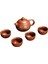 Taşınabilir Çaydanlık Set Mor Kum Seramik 4 Bardak ve Amp ile Mading; 1 Pot Ev Ofis Için Uygun Drinkware Chines Kung Fu Çay Seti | Çaydanlıklar (Yurt Dışından) 1