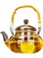 Sıcak Drinkware 600 ml Çay Seti Borosilikat Cam Uygun Isıtmalı Çaydanlık Şeffaf Ofis Çiçek Çay Pot | Pot Şeffaf | Pot Çaydanlık Cam Çaydanlık (Yurt Dışından) 1