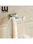 Banyo Donanım Seti Krom Basit Diş Fırçası Tutucu Kağıt Tutucu Havlu Bar Banyo Aksesuarları | Banyo Donanım Setleri (Yurt Dışından) 2