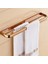 Gül Altın Pirinç Kare Banyo Donanım Setleri Havlu Askısı Banyo Tuvalet Kağıdı Tutucu Diş Fırçası Tutucu Banyo Aksesuarları KXZ010 | Banyo Donanım Setleri (Yurt Dışından) 1