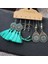 20908-8 Vintage Büyük Yuvarlak Renkli Boncuklu Küpe Seti Kadınlar Için Etnik Boho Püskül Tüy Uzun Dreamcatcher Damla Küpe Takı (Yurt Dışından) 3