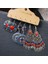 21020-2 Vintage Büyük Yuvarlak Renkli Boncuklu Küpe Seti Kadınlar Için Etnik Boho Püskül Tüy Uzun Dreamcatcher Damla Küpe Takı (Yurt Dışından) 4