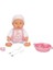 Dollz'n More Bebelou Yemek Zamanı Sesli Bebek Seti 35 Cm. - Pembe 1